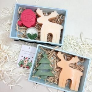 CH5 Christmas Gift Hamper | Tree Soap, Reindeer Candle and Tlight combo | 2 Hampers