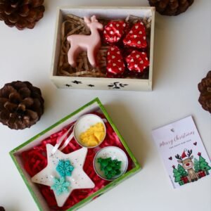 CH4 Christmas Gift Hamper | Soap, Sachet, Chocolate and Tlight combo | 2 Hampers