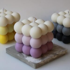 Bubble Ombre Candle | Vanilla Scented | Pack of 1
