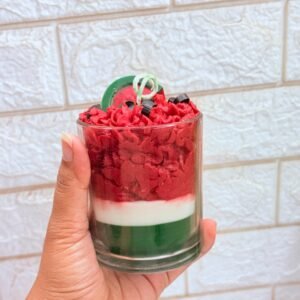 Watermelon Jar Candle | Vanilla scented