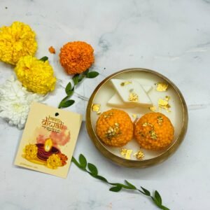Laddu Barfi Diwali Urli Candle | Soy Wax | Pack of 1 | 200gm